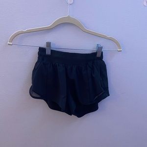 Lululemon Black hotty hot shorts